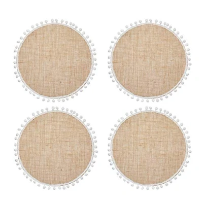 Image of Natural Elements Hessian Placemats 38cm
