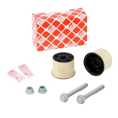 Image of 1K0407183E, 1K0407183ES1, 6Q0407183, 6Q0407183A, 6Q0407183AS1 Arm Bushes FEBI BILSTEIN 39228 VOLKSWAGEN: Golf 6, Scirocco III, 5, SKODA: Fabia 2