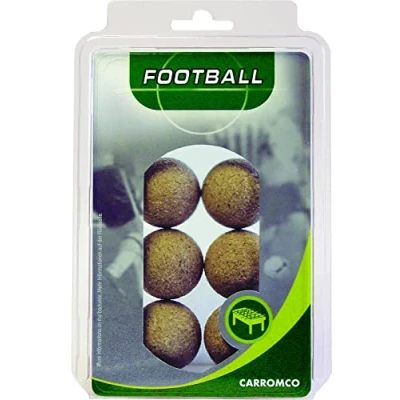 Image of Carromco 62206 &quot;Natural Cork Table Football Ball (Set of 6)
