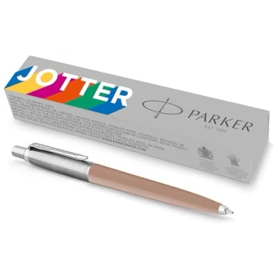 Image of PARKER Jotter Originals Ballpoint Pen Brown Latte Gift Boxed