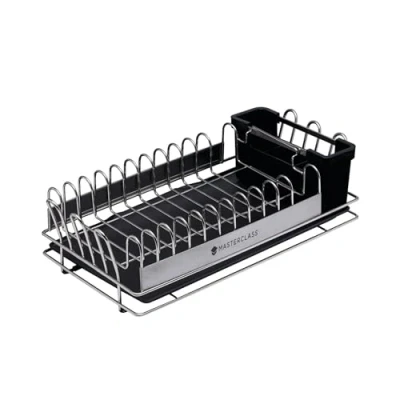 Image of Master Class Compact Stainless Steel Dish Rack Drainer