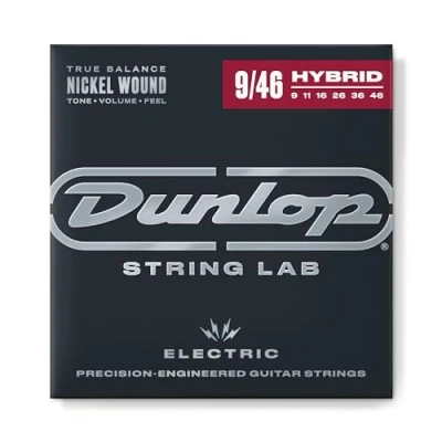 Image of Dunlop DEN0946 9S Light/Heavy 9 46 Nickel Electric Guitar Strings