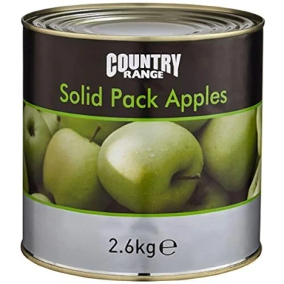 Image of Country Range Apples Tinned Solid Pack 1x2.6kg