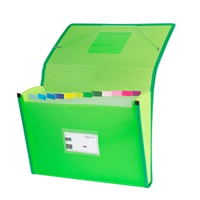 Image of grafoplás 02963020 carpeta Spacer with Gusset Foolscap, Green
