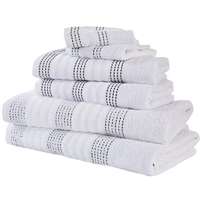 Image of Rapport Home Spa Towel 6 Piece Bale Set White Bath