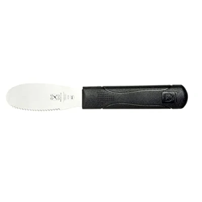 Image of Mercer Culinary Millennia 3 1/2 Inch Spreader Wavy Edge, Stainless Steel, 15x10x3 cm