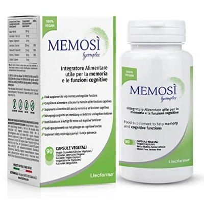 Image of Memosì Lycomplex Supplement to Support Memory, Cognitive Function and Help Concentration 90cps