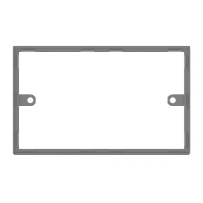 Image of Click Deco Grey Gasket 2 Gang