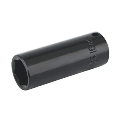 Image of Sealey Premier Impact Socket 16mm Deep 3/8&quot;Sq Drive