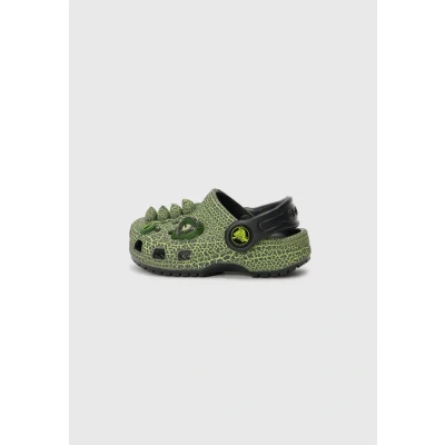 Image of Crocs IAM Scary DINO Unisex Clogs for kids, Size: 6K, Black shoes