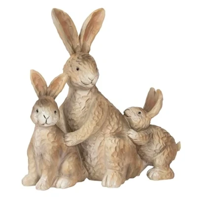 Image of Lesser &amp; Pavey Hatty, Henry Harry Standing Hares Figurine For Home Office Decor Ornaments Gift Women Men Indoor Outdoor Living Room
