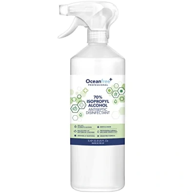 Image of IPA Disinfectant Rubbing Isopropyl Alcohol 1L Litre Kills 99% Bacteria, Germs Sanitiser Sanitizer (Single)