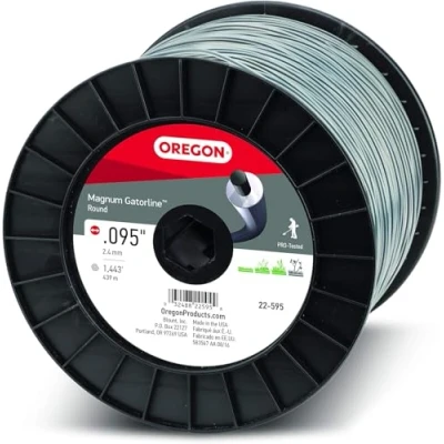 Image of Oregon 22 595 Magnum Gatorline Round Trimmer Line, .095 Inch by 1443 Foot