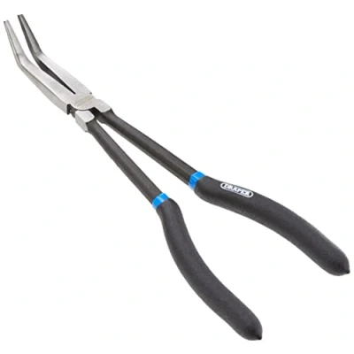 Image of Draper Long Reach Bent Nose Pliers, 280mm
