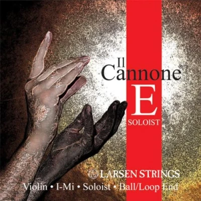 Image of LARSEN Strings Violin II Cannone E steel ball end Soloist