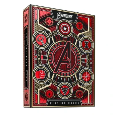 Image of theory11 Avengers The Infinity Saga (Playing Cards) Red Version