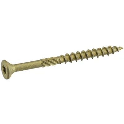 Image of HILLMAN Fasteners 42479 Bronze Wood Screw (50 Pack), 8 x 2&quot;