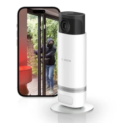 Image of Bosch Smart Home Eyes indoor Camera II, Wi Fi Surveillance for Areas, Compatible with Amazon Alexa