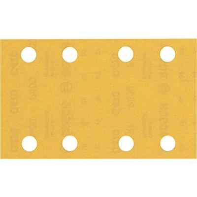 Image of Bosch Professional 10x Expert C470 Sandpaper (for Hardwood, Paint on wood, 80x133 mm, Grit 400, Accessories Orbital Sander)