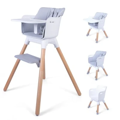 Image of Red Kite Feed Me Kombo 3 in 1 Wooden Highchair/Lo Chair/Infant Chair