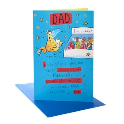 Image of UK Greetings Birthday Card for Dad Funny Joke Design