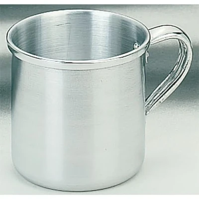 Image of Ibili Alum Cylindrical Cup 8 Cm, Aluminium, Metallic, 1 Count (Pack of 1)