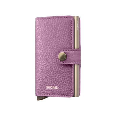 Image of Secrid Pebble Mini Wallet, Pink, Modern