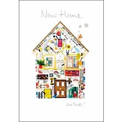Image of Greeting Card (WDM3115) New Home Perfectly Arranged Sorted!