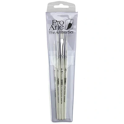Image of Pro Arte Brushes Sets Polar Scholar Oil Acrylic Watercolour Paint Brush Set : 31Wa