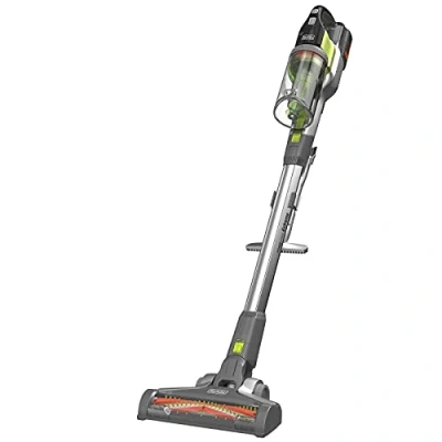 Image of BLACK+DECKER Cordless Stick Vacuum Plus Floor Extension 36V 2.0Ah PowerSeries Grey 750mm BHFEV362DA GB