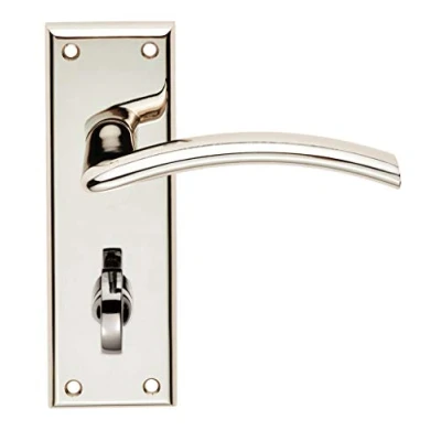 Image of Carlisle Brass SZR033PN Serozzetta Trenta Lever On Backplate Bathroom 57mm Polished Nickel Includes a Pair of Handles &amp; fixings