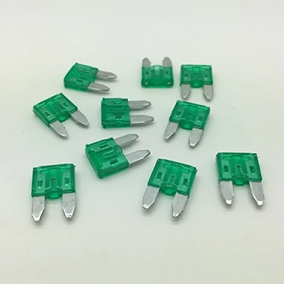 Image of 30A Car Auto Mini Blade Fuse 30 Amp ATM Pack of 10