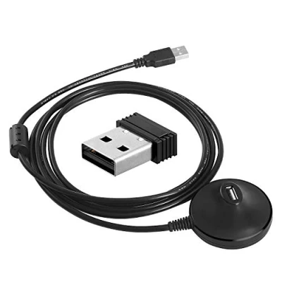 Image of CooSpo ANT+ USB Stick Dongle with 2M/6.56FT Extension Cable, for Zwift Garmin Forerunner Sunnto PerfPRO Studio Rouvy BKOOL Peloton CycleOps TrainerRoad, Receiver Bike Trainers