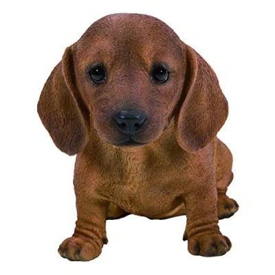 Image of Vivid Arts Pet Pals Brown Dachshund Puppy Home or Garden Decoration (PP DCHB F)