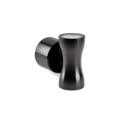 Image of Mains Voltage High Output Up/Down LED Wall Light Black 2700K Collingwood