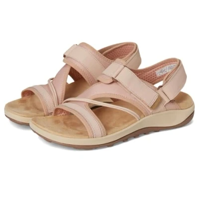 Image of Merrell Women&#039;s Terran 4 Backstrap Sandal, Powder, 6 UK