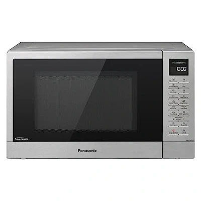 Image of Panasonic NN ST48KSBPQ Solo Inverter Microwave Oven with Turntable 25 Programmes and a Junior Menu, 1000 W, 32 L Silver