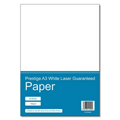 Image of Prestige A3 White Laser/Inkjet Guaranteed Paper 100gsm 50 Sheets