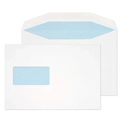 Image of Blake Envelopes Purely Everyday 9808 Kuvertierhüllen Briefumschläge Naßklebung Mit Fenster Weiß C5+ 162 x 235 mm 100 g/m² 500 Stück