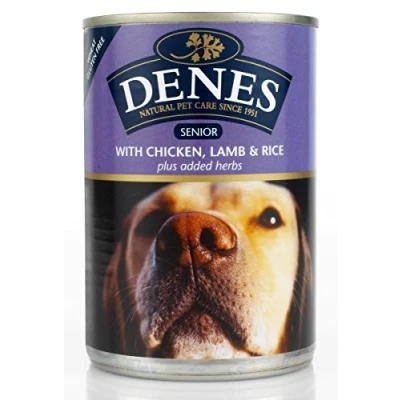 Image of Denes Complete Senior Wet Dog Food Chicken Lamb and Rice, 12 x 400 g