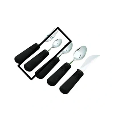 Image of HOMECRAFT Good Grips Weighted Bendable Teaspoon with Built Up Handle