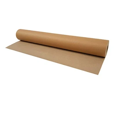 Image of 600mm x 50M Heavy Duty Brown Kraft Wrapping Paper Roll 90gsm 50 METRES
