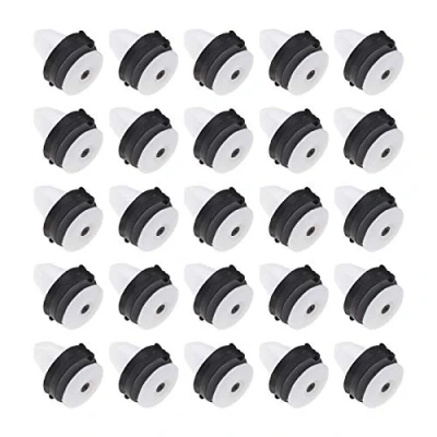 Image of Create idea 50Pcs Car Side Door Moulding Trim Panel Clips Fasteners with Black Rubber Washers W714231S300 1571079 For 8mm Hole