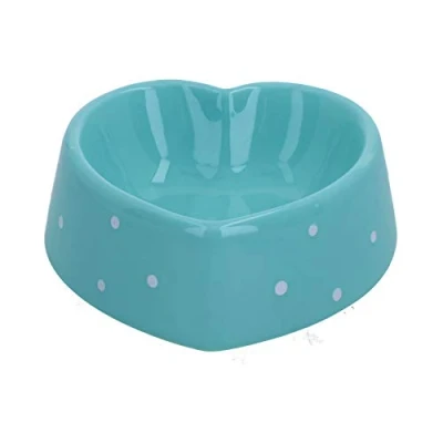 Image of Blue Heart Dog Small Animals Puppies Kittens Bowl 15cm/300ml