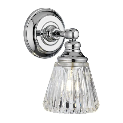 Image of Keynes 1 Light Wall Polished Chrome IP44