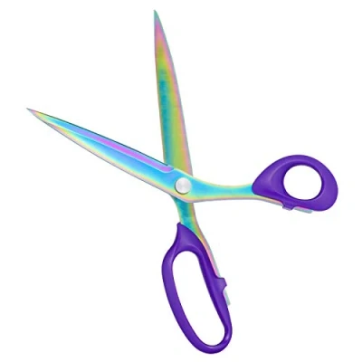 Image of Winkwinky Dressmaking Scissor, 10 Inch Heavy Duty Titanium Fabric Tailor Dressmakers Shear for Altering, Sewing, Cutting &amp; Clothes