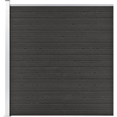 Image of vidaXL Garden Fence WPC 175x186 cm Grey