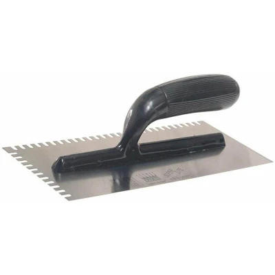 Image of Ragni R231 Mastic Trowel U Notches Edge Plastic Handle 11 x 4.3/4in RAG231