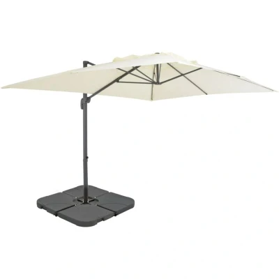 Image of vidaXL Garden Parasol with Portable Base Sand