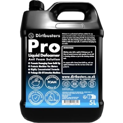 Image of Dirtbusters professional carpet cleaning defoamer anti foam defoam 5 litres